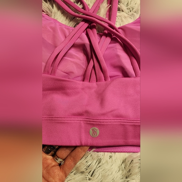 Victoria's Secret Strappy Back Sports Bra Sz XXL NWT Pink - Picture 4 of 5